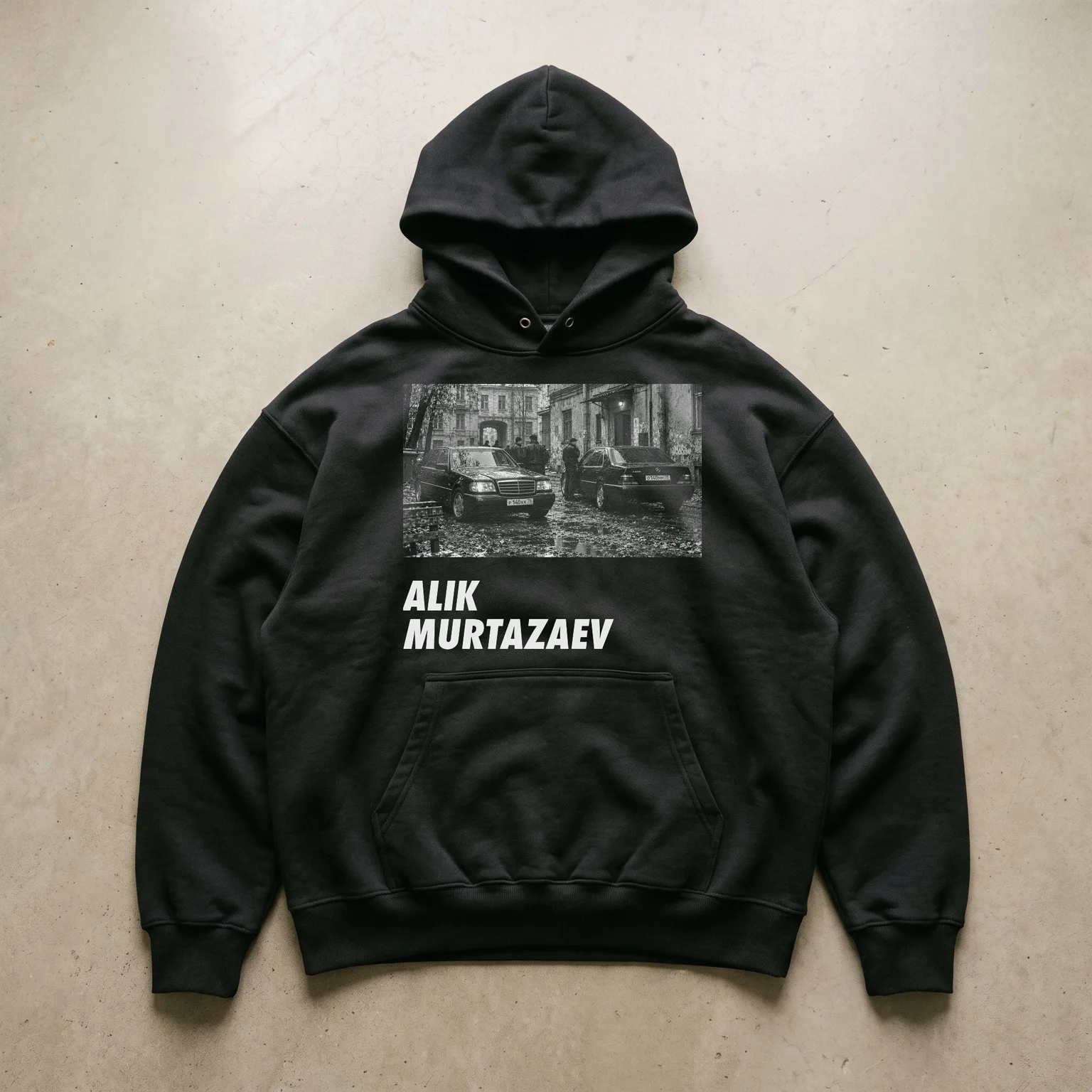 ALIK MURTAZAEV HOODIE, мокап