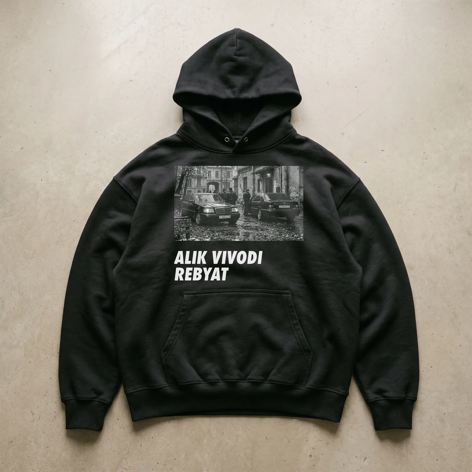 ALIK VIVODI REBYAT HOODIE, мокап