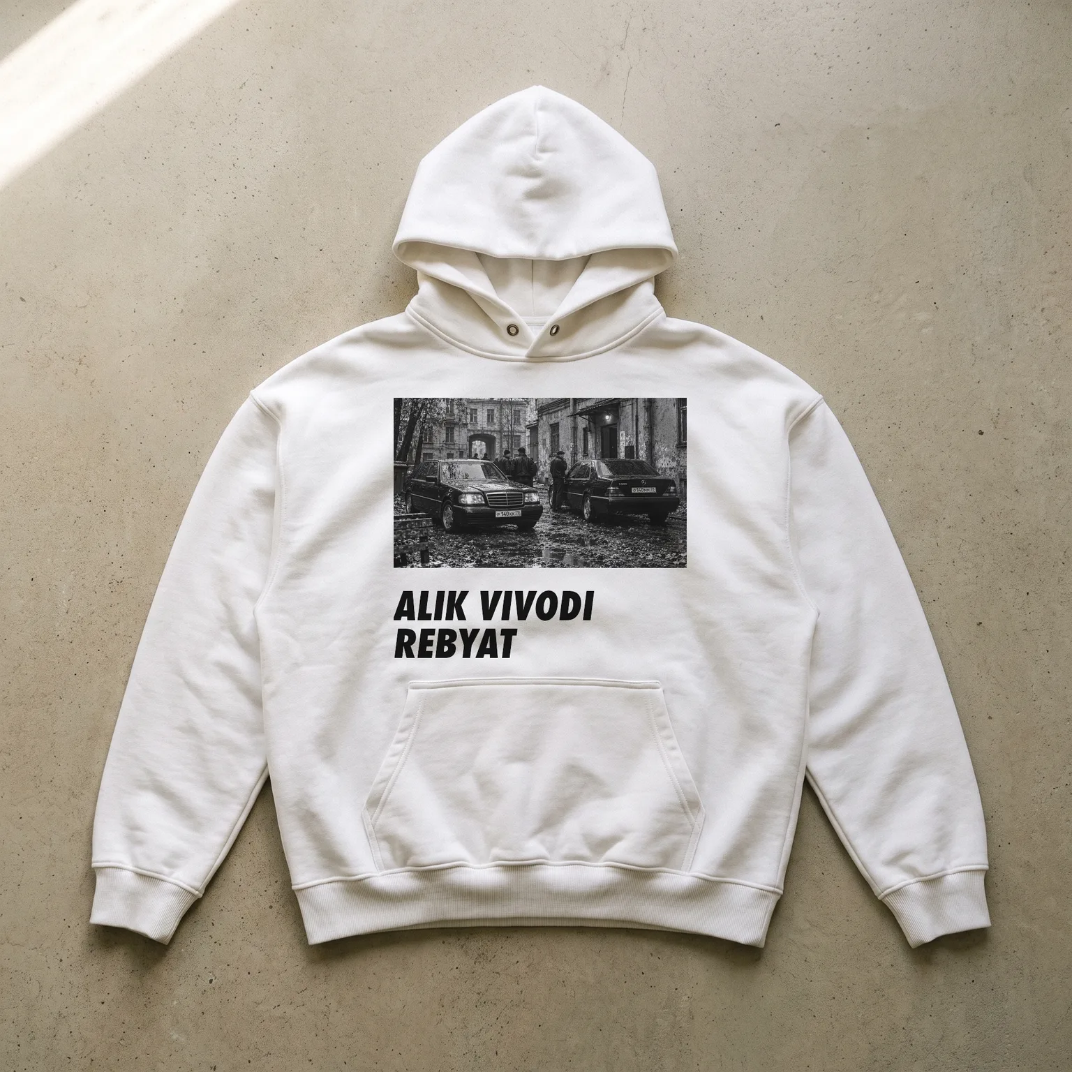 ALIK VIVODI REBYAT HOODIE, мокап