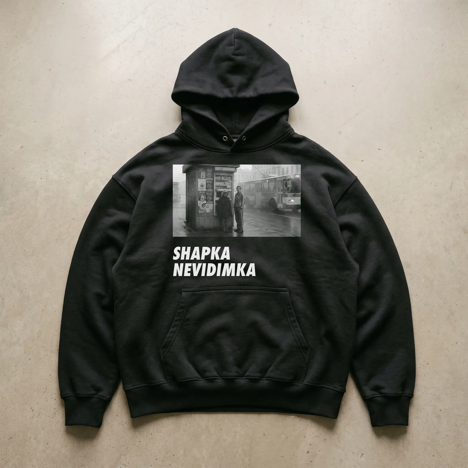 SHAPKA NEVIDIMKA HOODIE, мокап