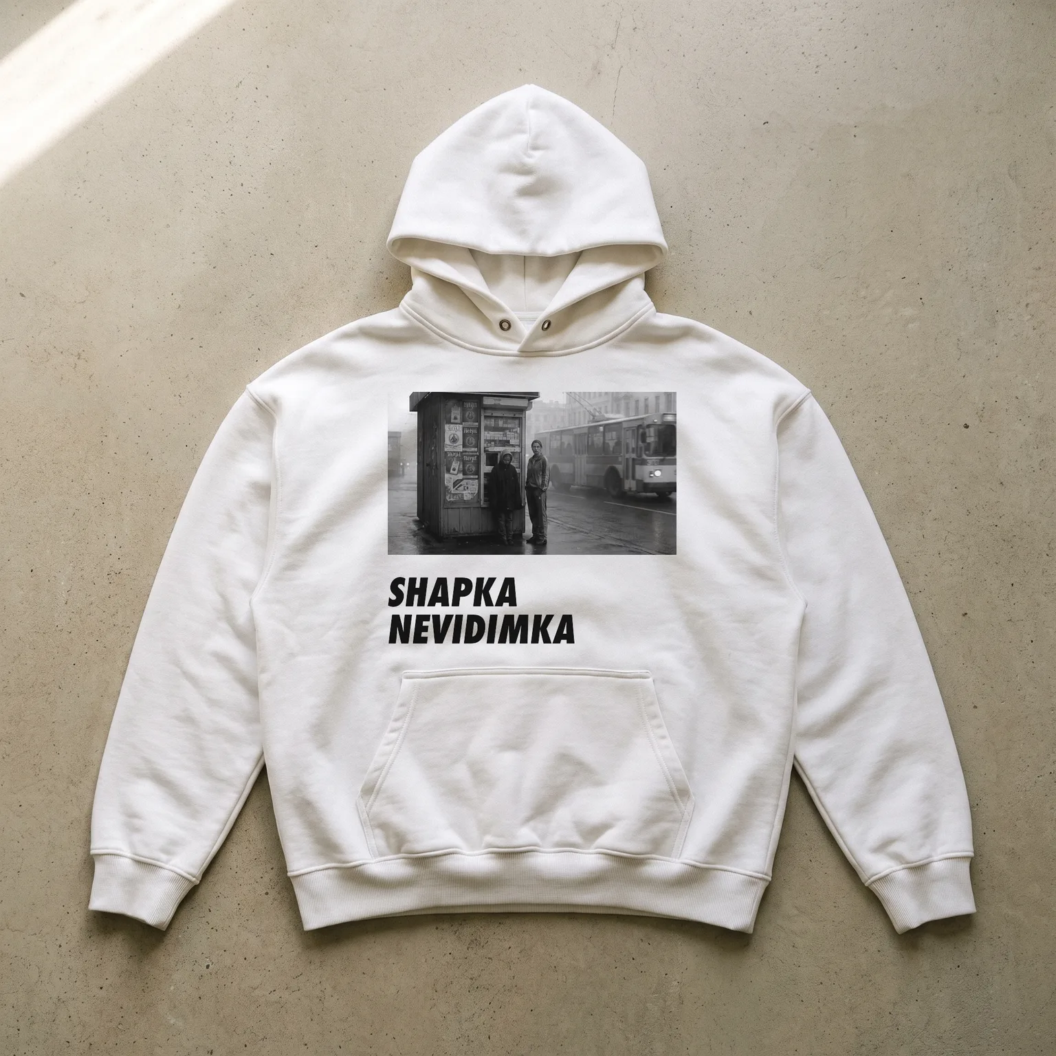 SHAPKA NEVIDIMKA HOODIE, мокап