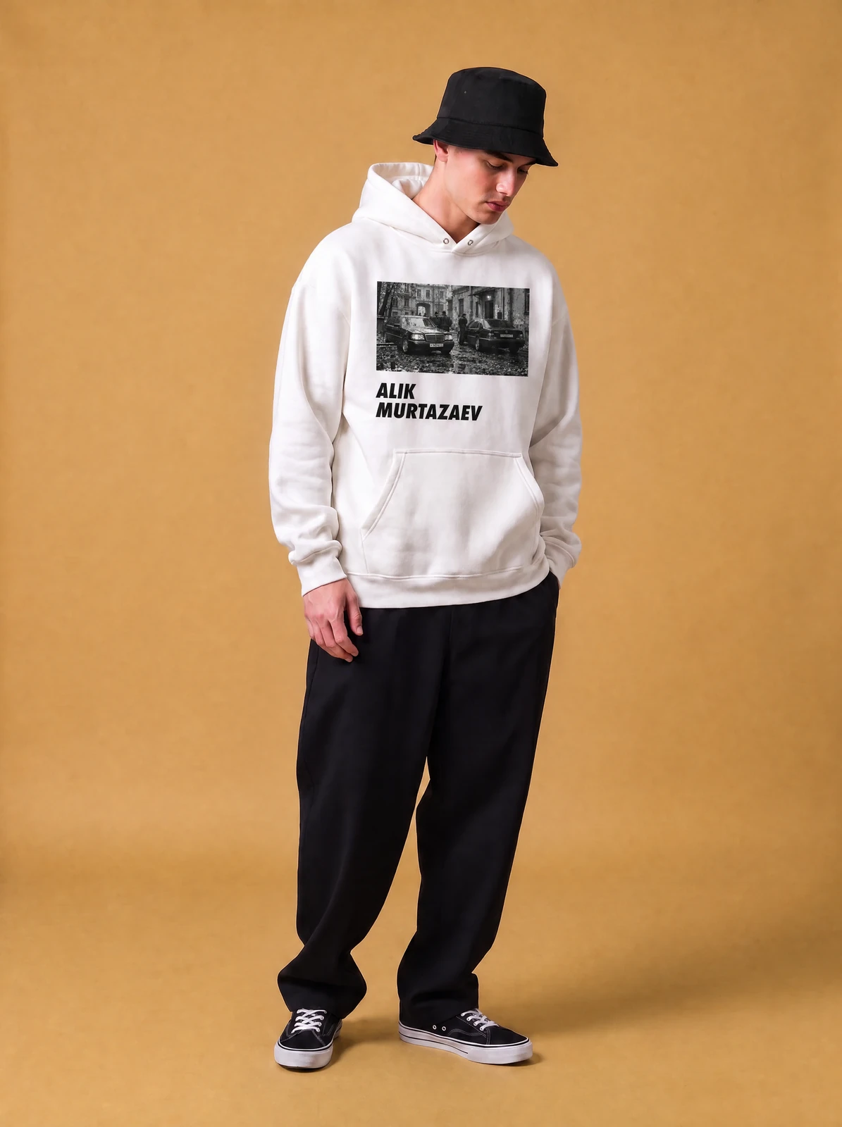 ALIK MURTAZAEV HOODIE, белая